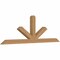 Ekena Millwork Saratoga Smooth Timber Gable Bracket, Western Red Cedar, 72"W x 24"H x 3 1/2"D x 3 1/2"F, 8/12 Pitch GBW072X24X0404SAR00SWR - alternate 3